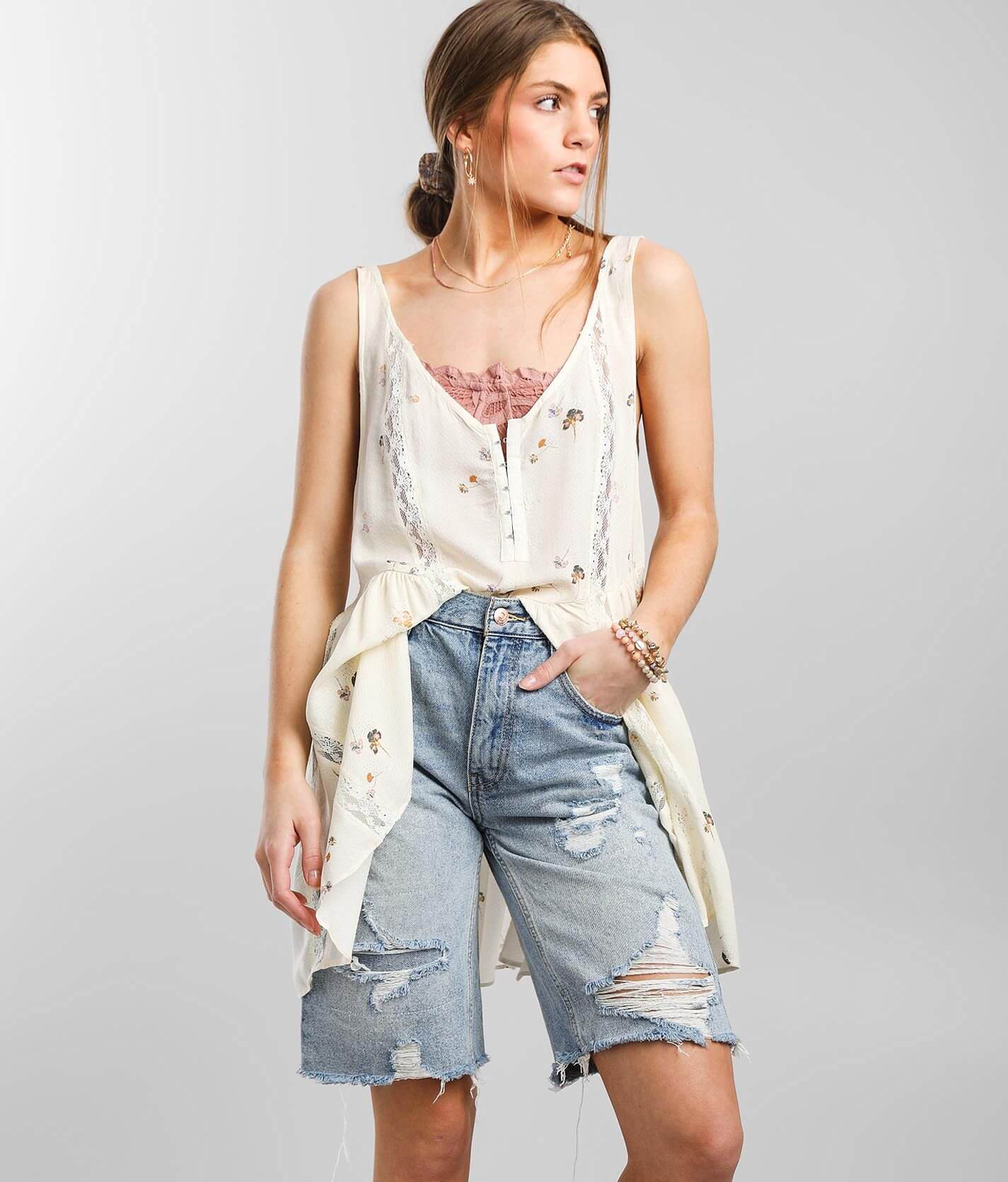 Free people sale bermuda shorts