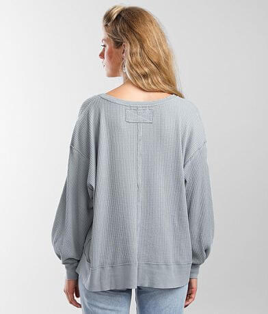Free People Buttercup Thermal Top BACK