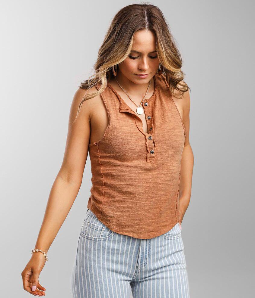 FREE PEOPLE MOVEMENT Chopped Terry Tank by at Free People - ShopStyle Tops