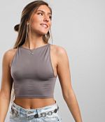 Free People Boatneck Brami - Women's Tank Tops in Charcoal | Buckle