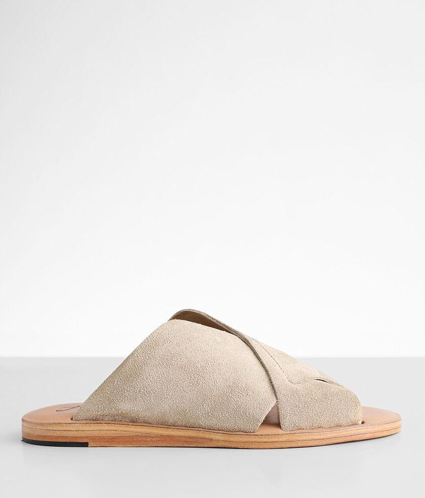 Free People Emelia Leather Sandal - Women's Shoes in Sand Suede | Buckle