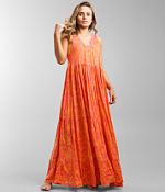 knee length dresses for ladies FREE PEOPLE WISTERIA MAXI DRESS  Elaine Dickinson