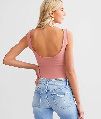 Free People Clean Lines Bodysuit back view