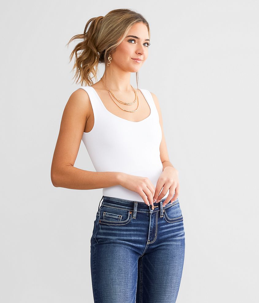 Free People Clean Lines Bodysuit front view