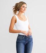 フリーピープル Free People Clean Lines レーサーback レディース シャツ トップス White Free People Women's Clean Lines Bodysuit, White at Amazon