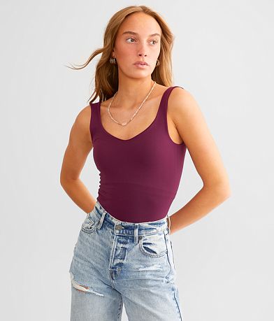 Free People Clean Lines Bodysuit front view