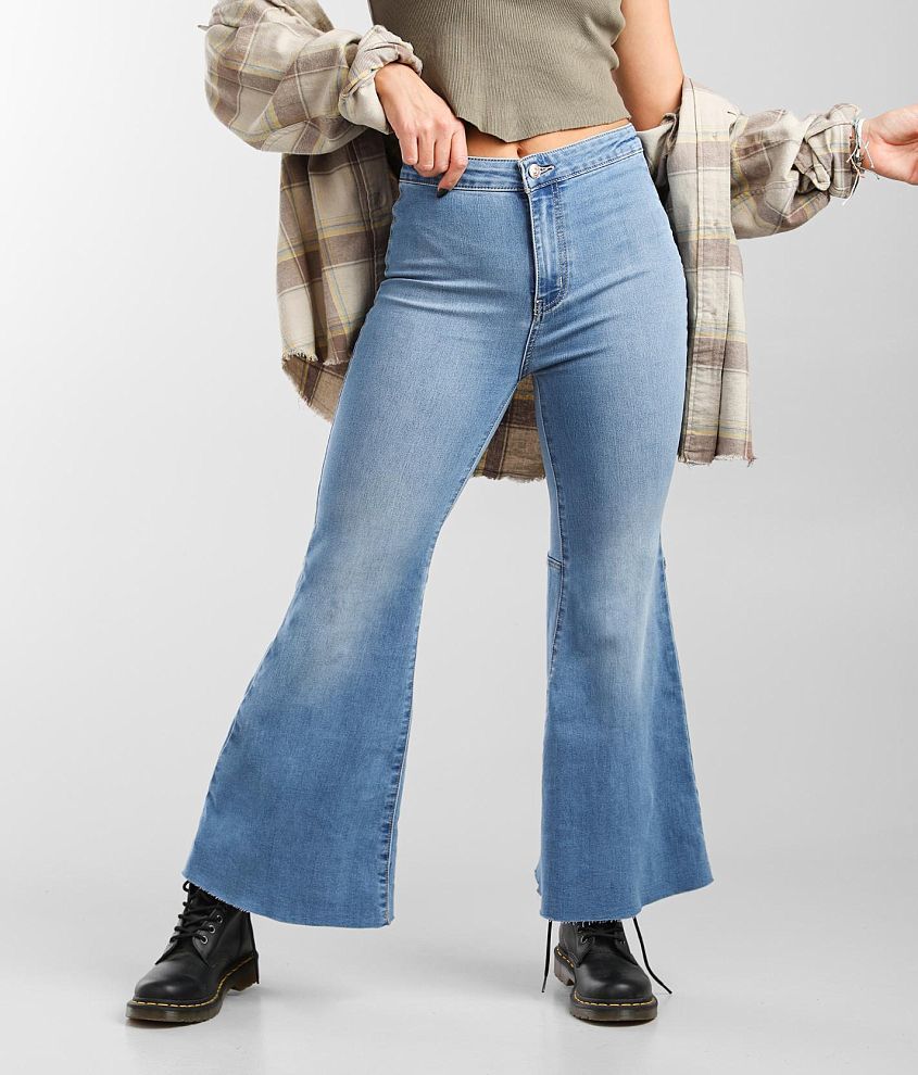 Jeans cropped flare - Pantalóns - BSK Teen