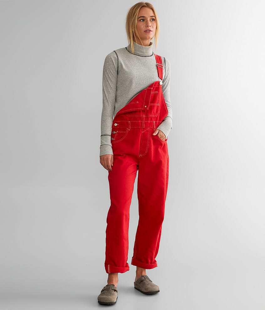 Free People Ziggy Denim Cuffed Overalls - Women's Rompers/Jumpsuits in ...