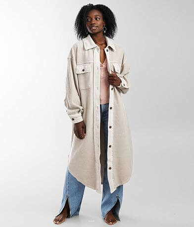 Free People Long Ruby Shacket FULL_RIGHT_SIDE