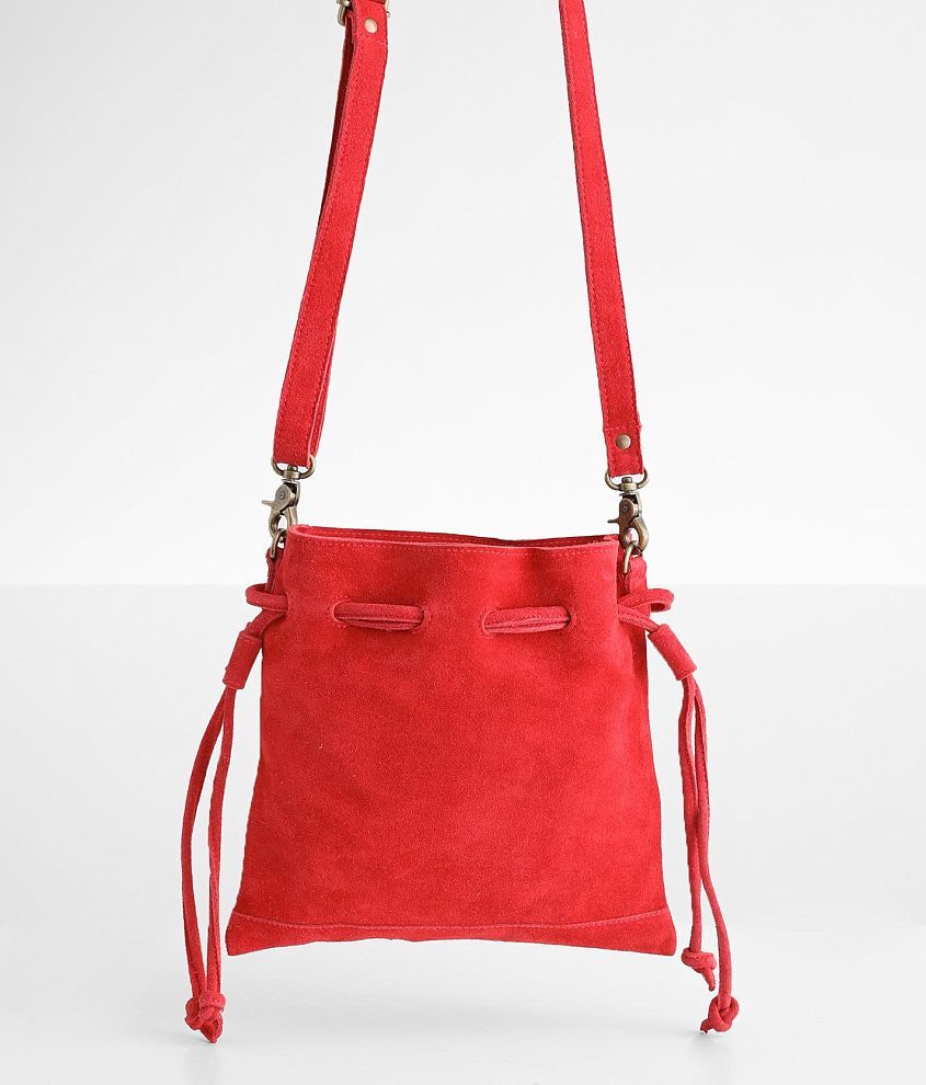 Free People Billie Suede Crossbody Purse front view