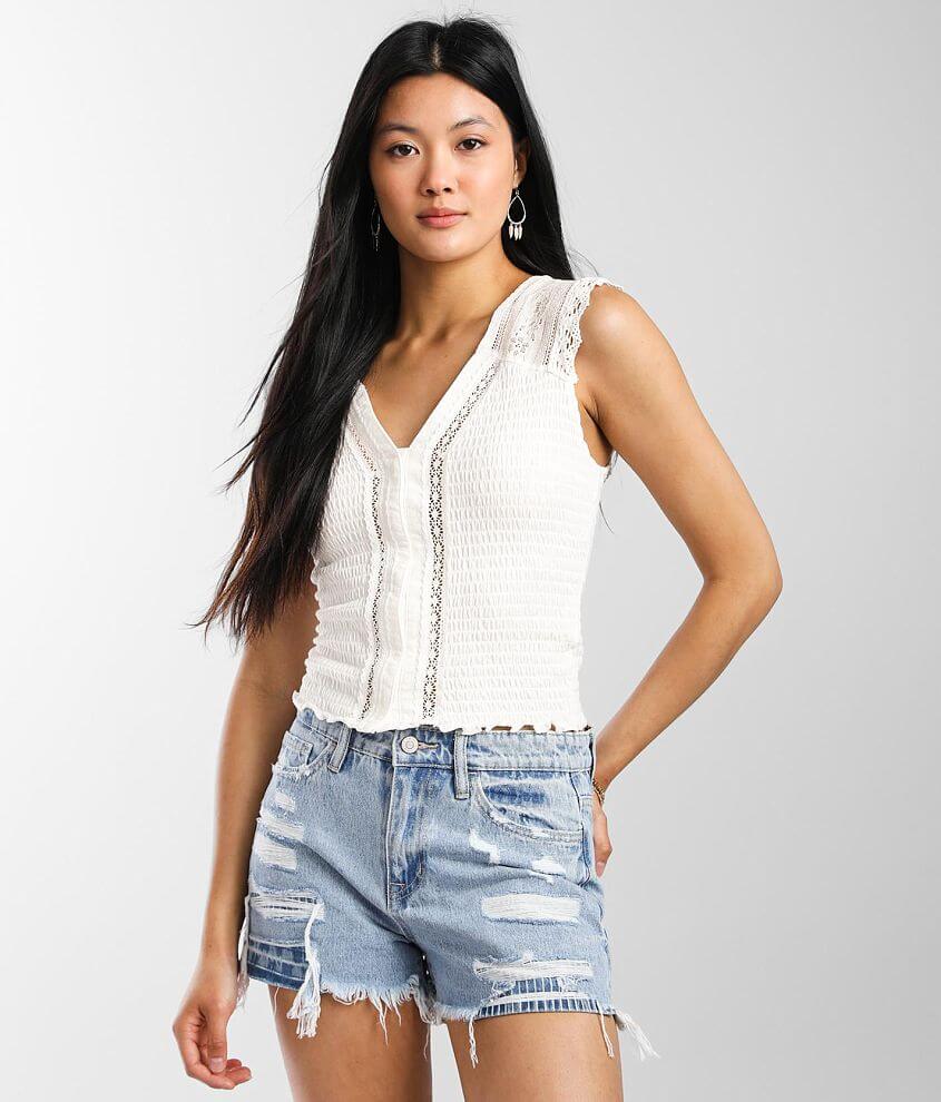 Free People On My Mind Tank Top - Women's Tank Tops in Ivory | Buckle