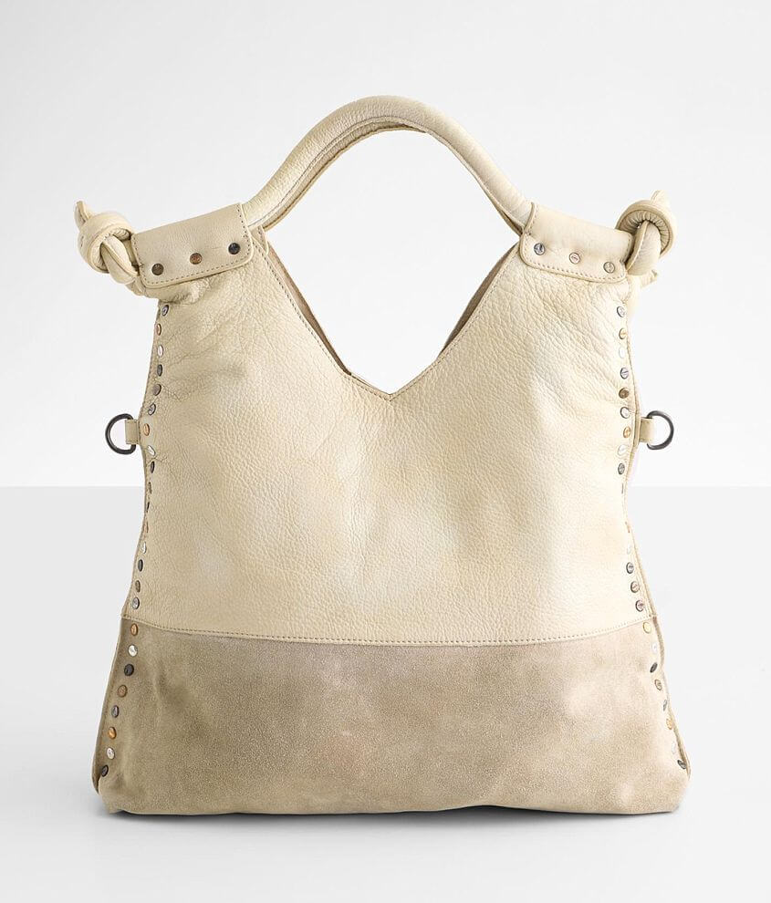 Free People Valencia Studded Leather Tote - Women's Bags in Smoke