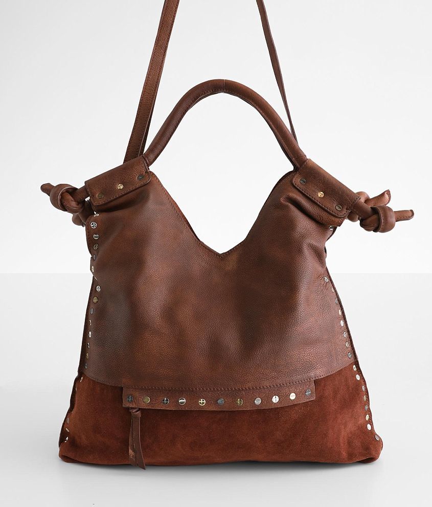 Free People Valencia Studded Leather Tote front view