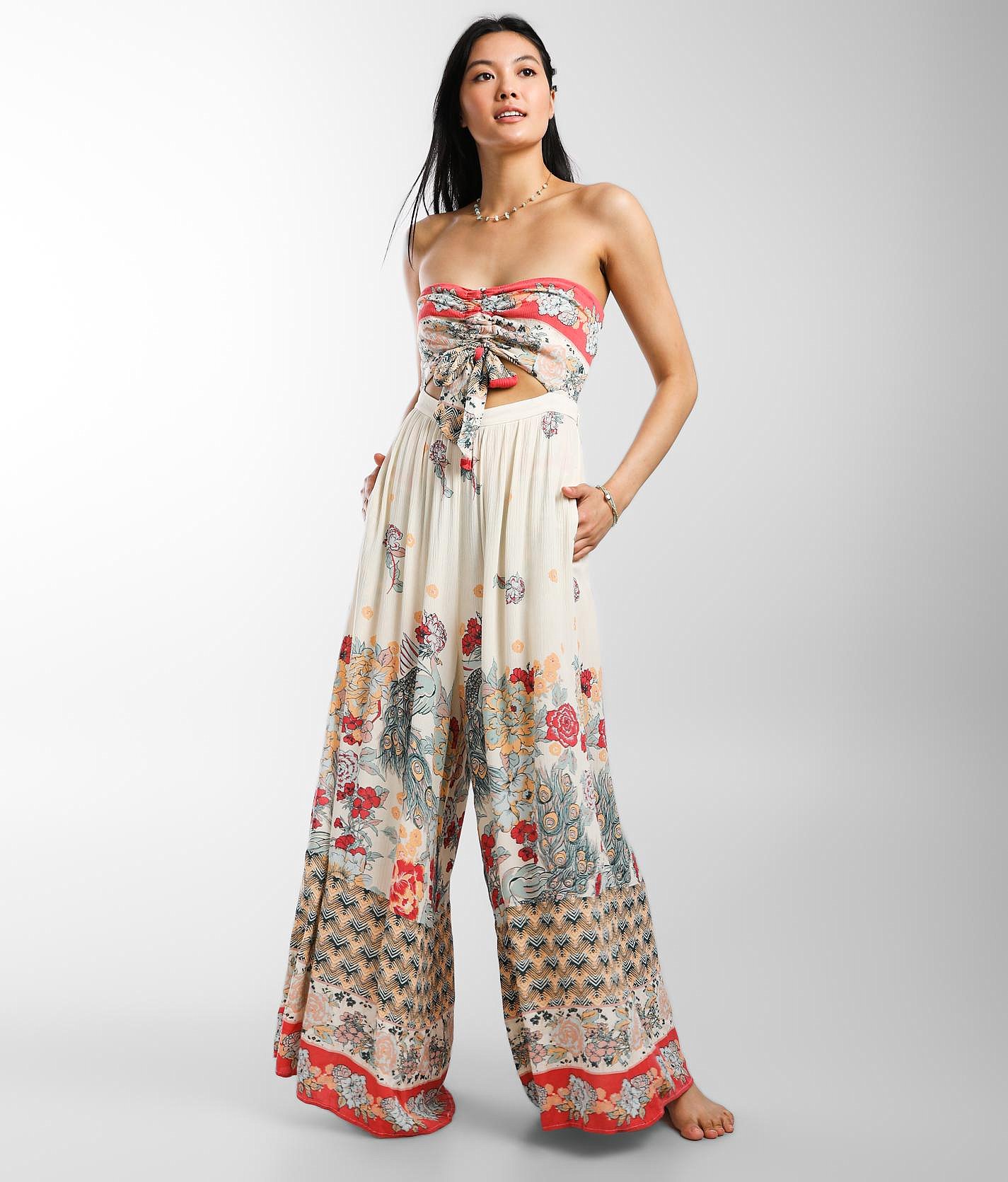 Free People Bali Birds Of Paradise Jumpsuit Women S Rompers Jumpsuits   Df20681a8bc07c45326e5d0cc620e825v3