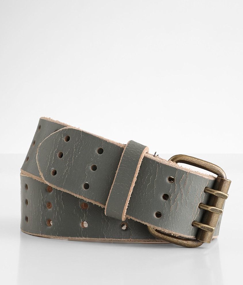 Free People Triple Threat Leather Belt front view