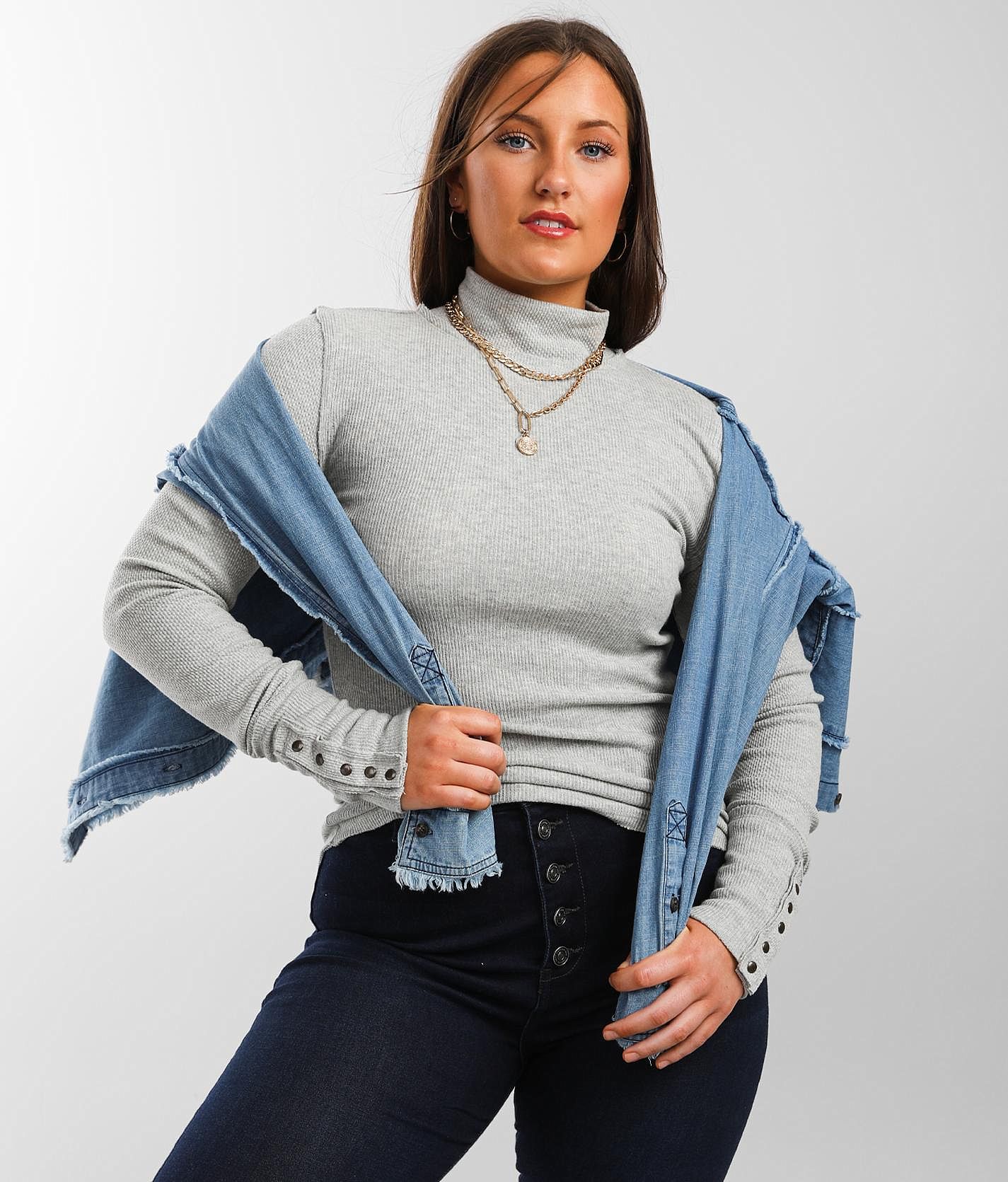 Freya Mock Neck Top