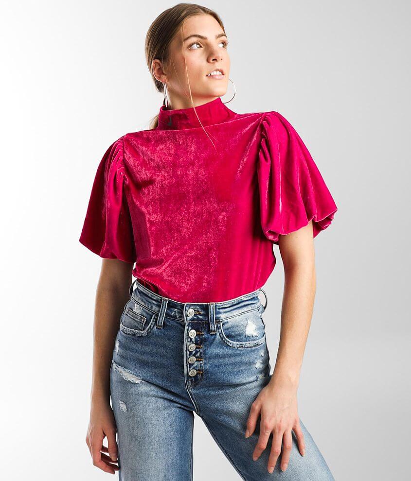 Velvet Top / Free People Gold Velvet Lace Top / So Heather