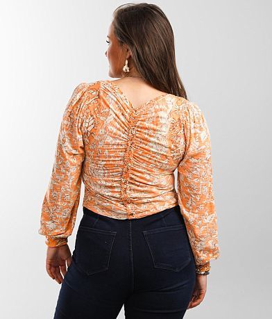 Free People Say The Word Cropped Top back view