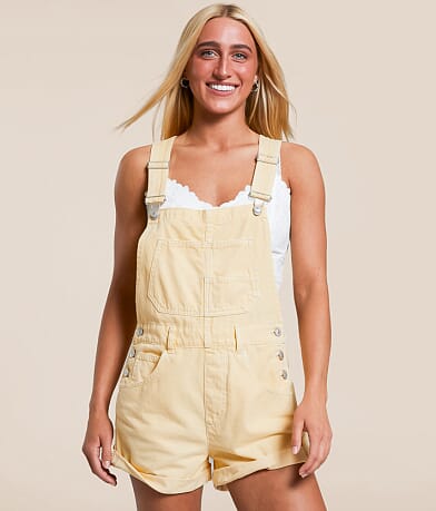 Free People Ziggy Overall Short front view