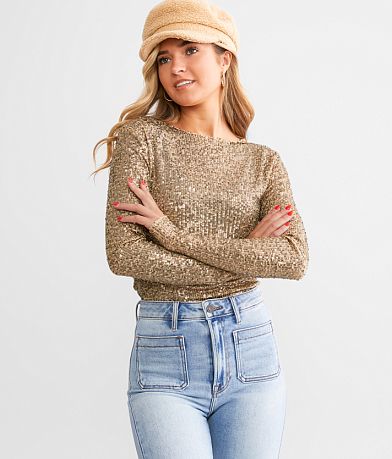 Free People Gold Rush Top front view