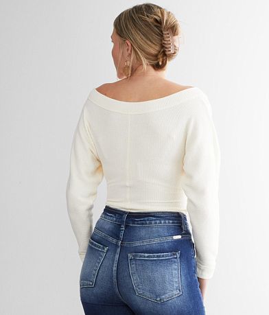 Free People Lovin&apos; This Feeling Thermal Bodysuit back view