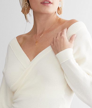 Free People Lovin&apos; This Feeling Thermal Bodysuit misc detail 1 view