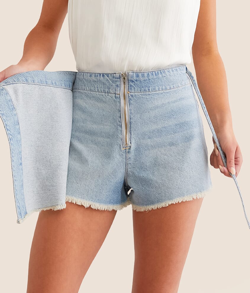 Emmy Denim Wrap Skort