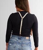 Free People Hold Me Up Leather Suspenders - Women display picture 1