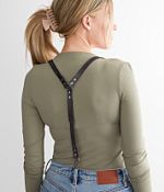 Free People Hold Me Up Leather Suspenders - Women display picture 2