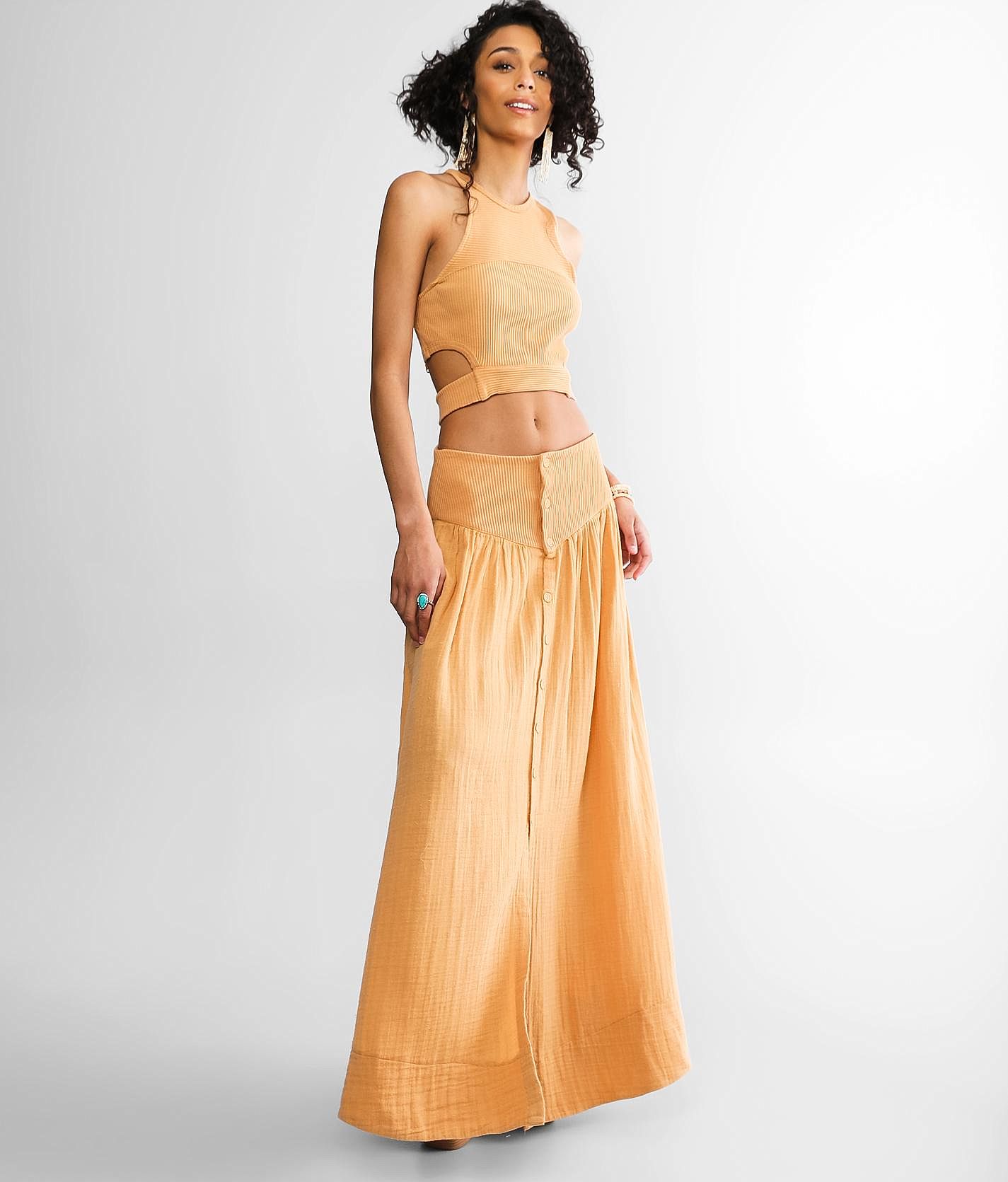 Free people 2025 skirt set