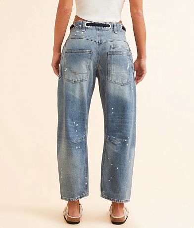 Free People Moxie Low Slung Pull On Jean BACK