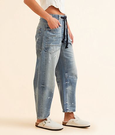 Free People Moxie Low Slung Pull On Jean FULL_LEFT_SIDE