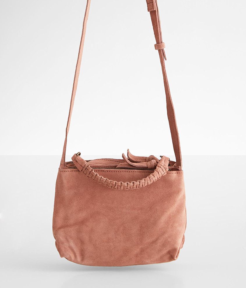 Free People Cody Suede Crossbody Purse - Women's Bags in Rusted