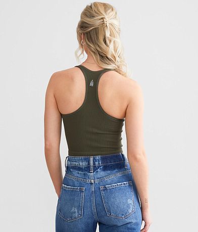 FP Movement Free Throw Long Crop Active Bralette BACK