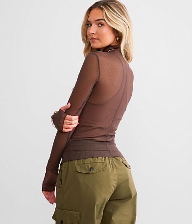 Free People On The Dot Layering Top BACK