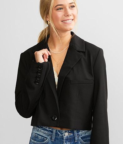 Free People Block Party Cropped Blazer MISC_DETAIL_1