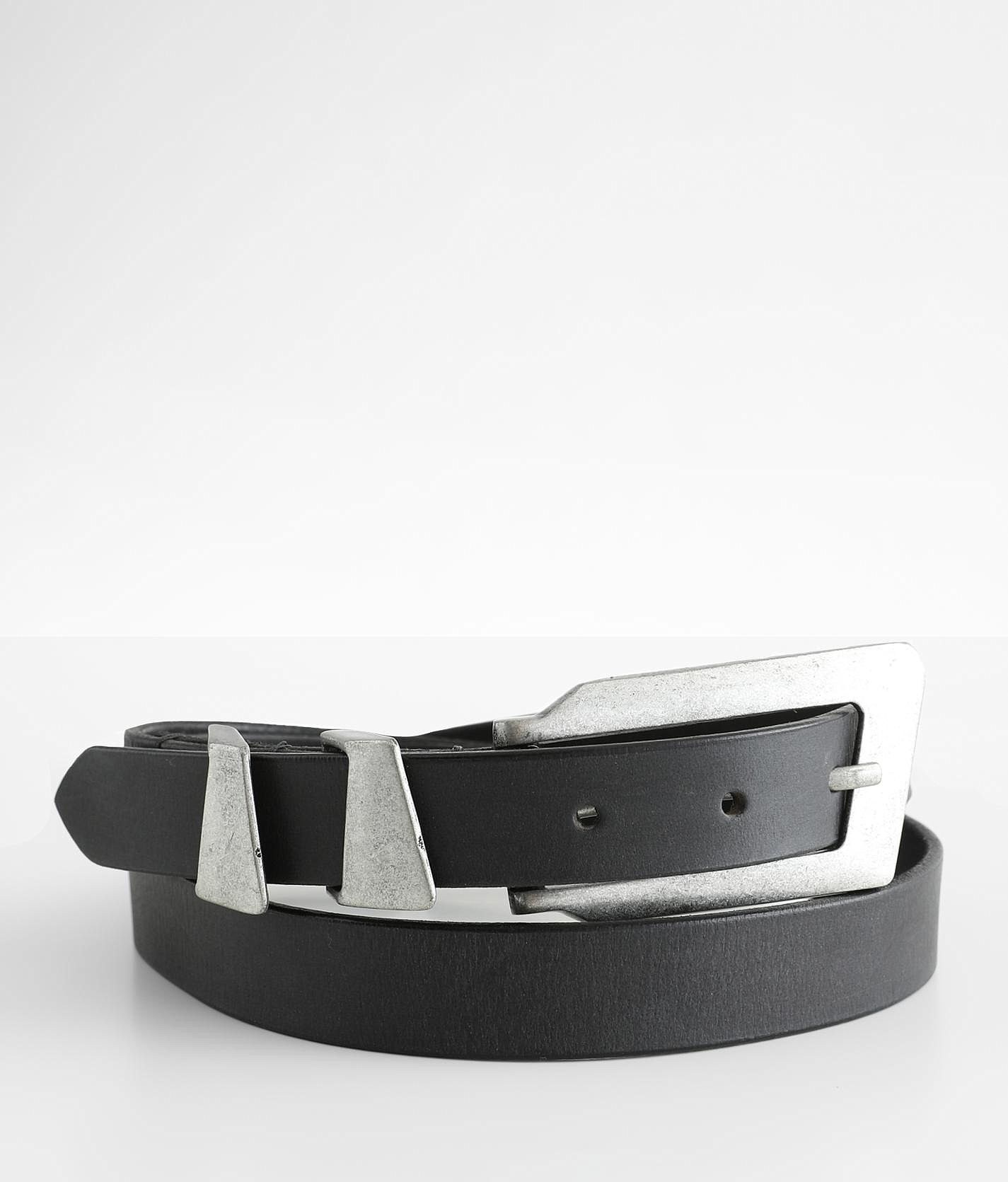 Free People Parker Leather Belt - Women's Belts in Black