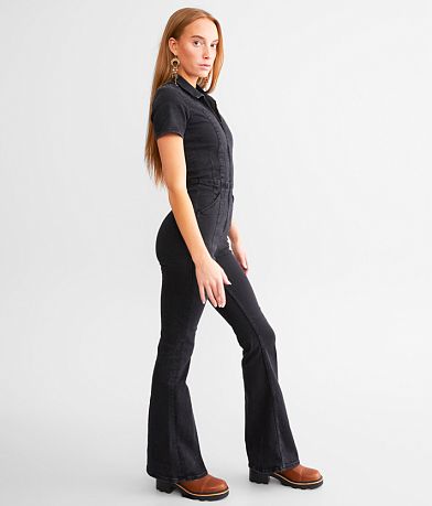 Free People Jayde Denim Flared Jumpsuit FULL_RIGHT_SIDE