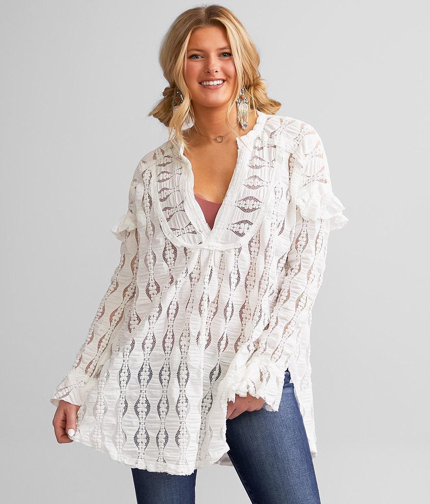 Free People Candy Shop Tunic Top front view