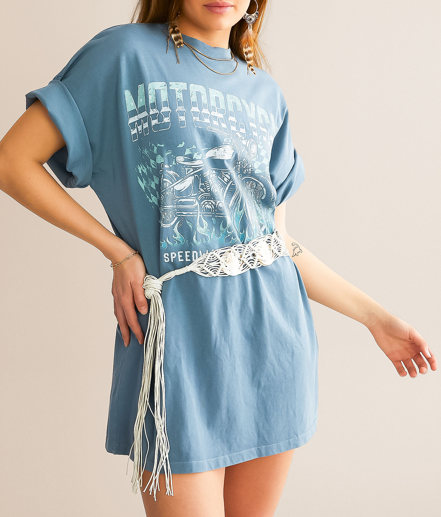 Free People Saltwater Fringe Belt - Women display picture 3