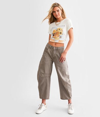 Free People We The Free Good Luck Mid-Rise Barrel Jean misc detail 1 view