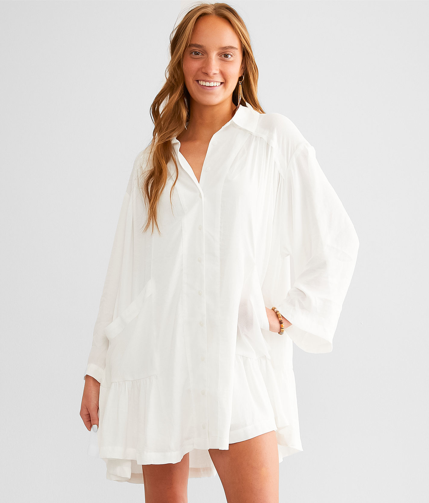 Free people 2025 shirt dress