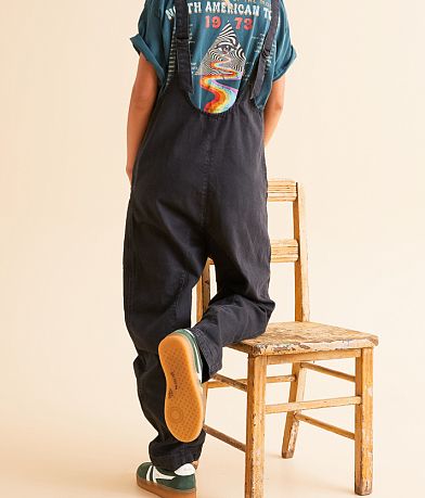 High Roller Overall Denim Jumpsuit thumbnail 3