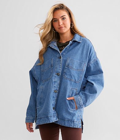 Free People Madison City Denim Jacket FULL_RIGHT_SIDE