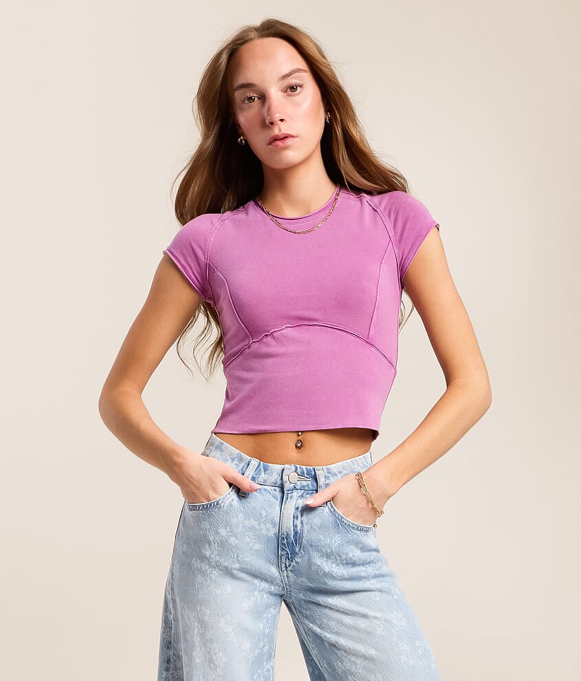 Free People Protagonist Cropped T-Shirt - Women's T-Shirts in