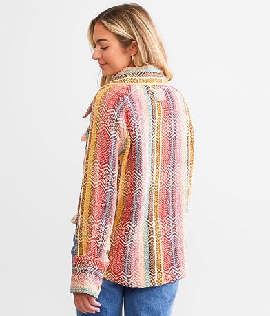 Free People Rainbow Rays Jacket BACK