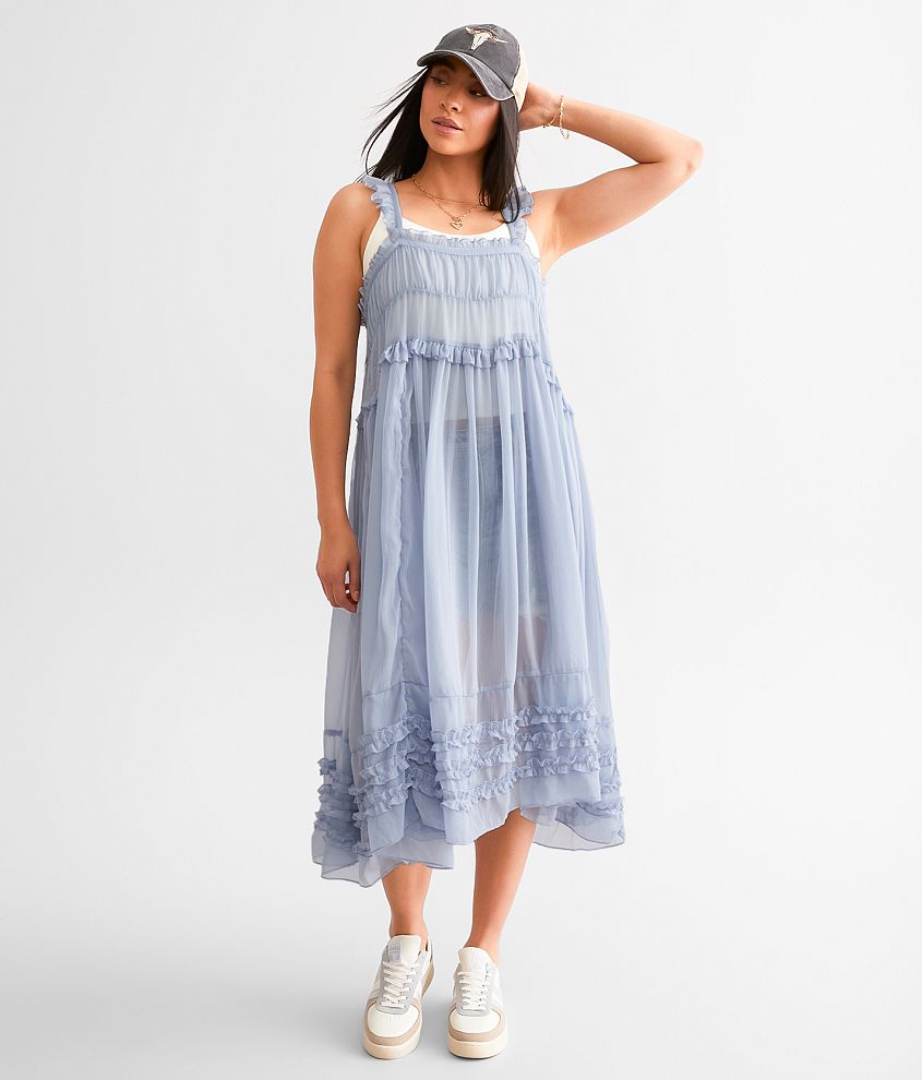 Free People Moon Phase Midi Dress front view
