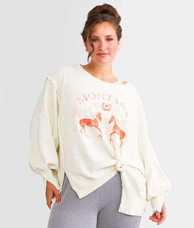 Free People Camden Oversized Pullover front view