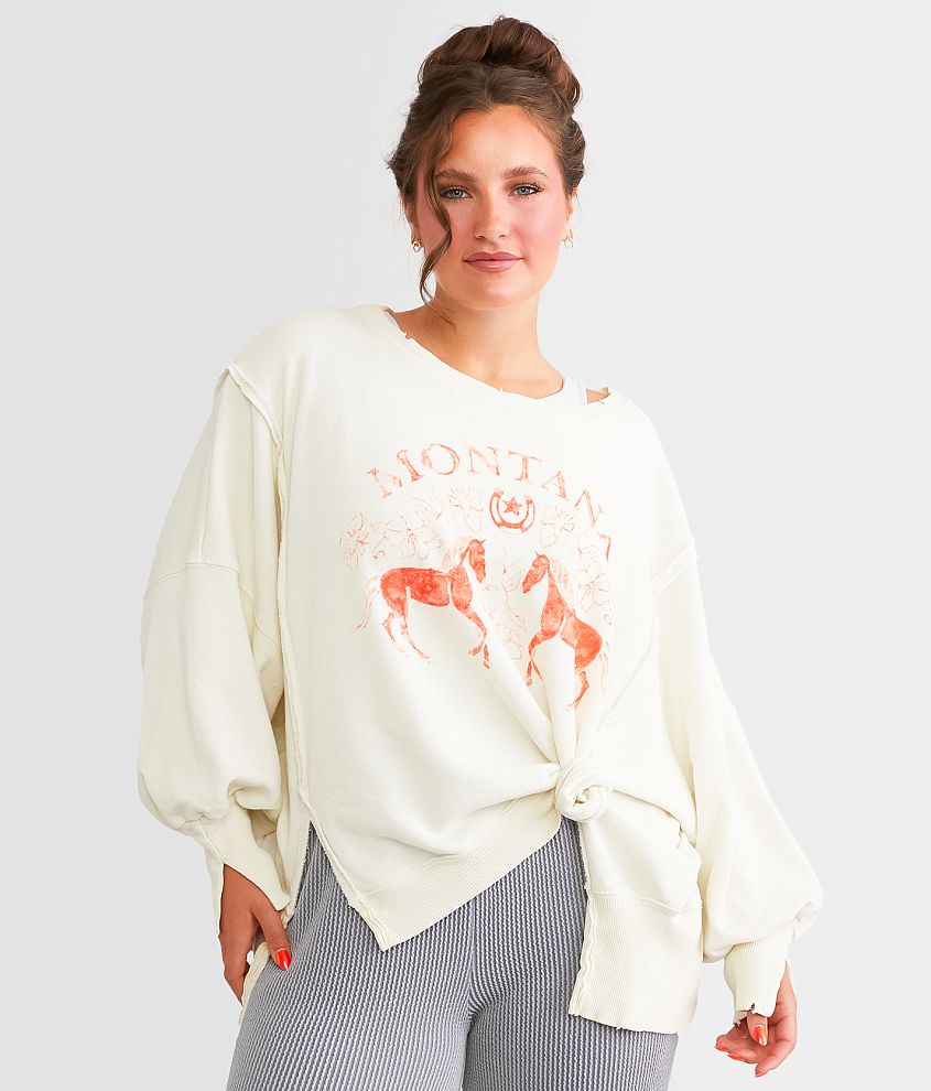 Free People Camden Oversized Pullover