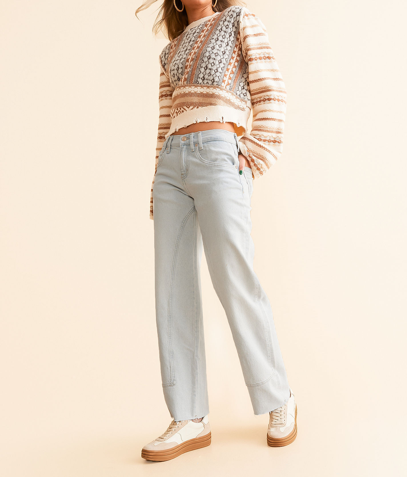 Free People Risk Taker Straight Stretch Jean - Women's Jeans in